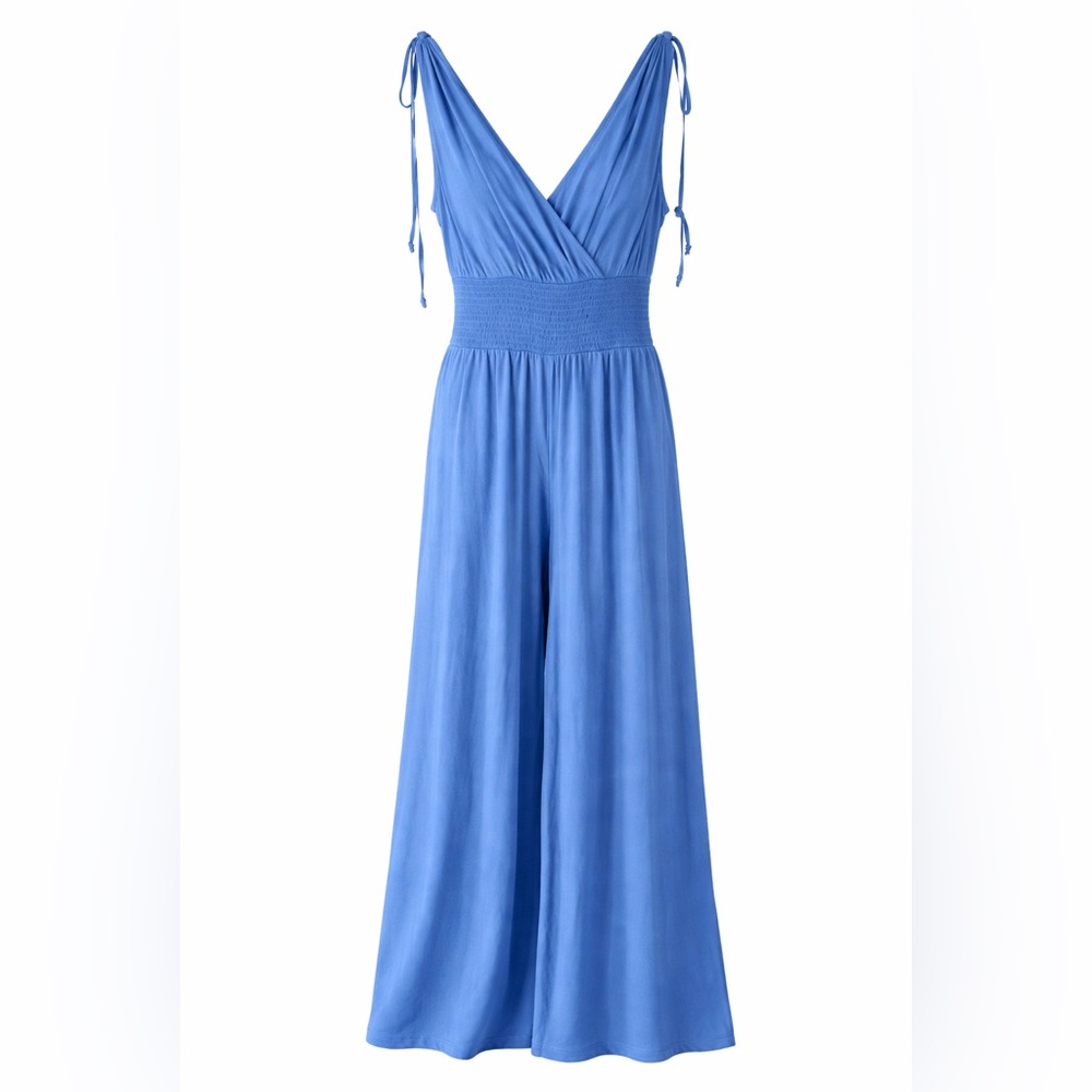 Lasagna Blue Sleeveless Maxi Dress
